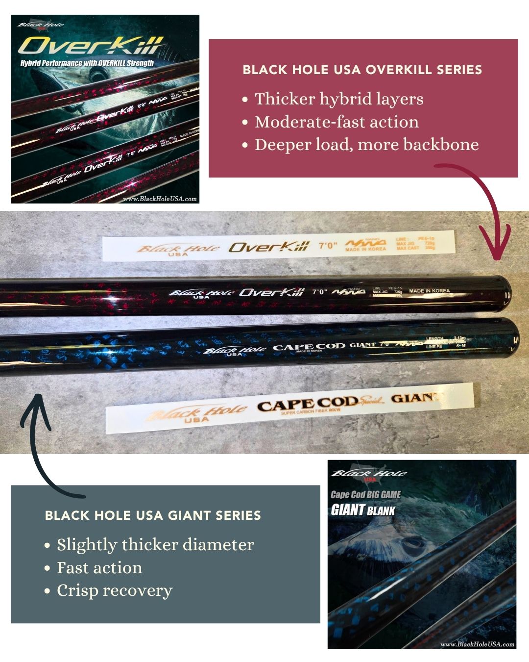 Black Hole USA OVERKILL Blanks