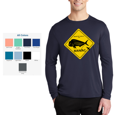 Maniac Series - Black Hole USA Long Sleeve Shirt Posi-UV  Pro (UPF 50)