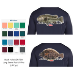 Black Hole USA FISH Long Sleeve Shirt Posi-UV  Pro (UPF 50)