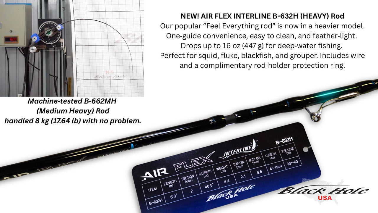 Black Hole USA Air Flex Interline Rods