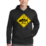 Maniac Series - Black Hole USA Sport-Wick Fleece Hoodie Sweatshirt