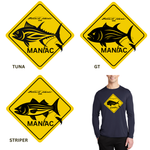 Maniac Series - Black Hole USA Long Sleeve Shirt Posi-UV  Pro (UPF 50)