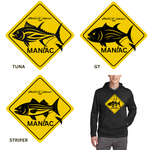 Maniac Series - Black Hole USA Sport-Wick Fleece Hoodie Sweatshirt