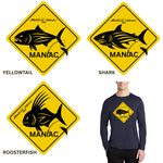 Maniac Series - Black Hole USA Long Sleeve Shirt Posi-UV  Pro (UPF 50)