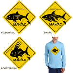 Maniac Series - Black Hole USA Long Sleeve Hoodie Posi-UV  Pro (UPF 50)