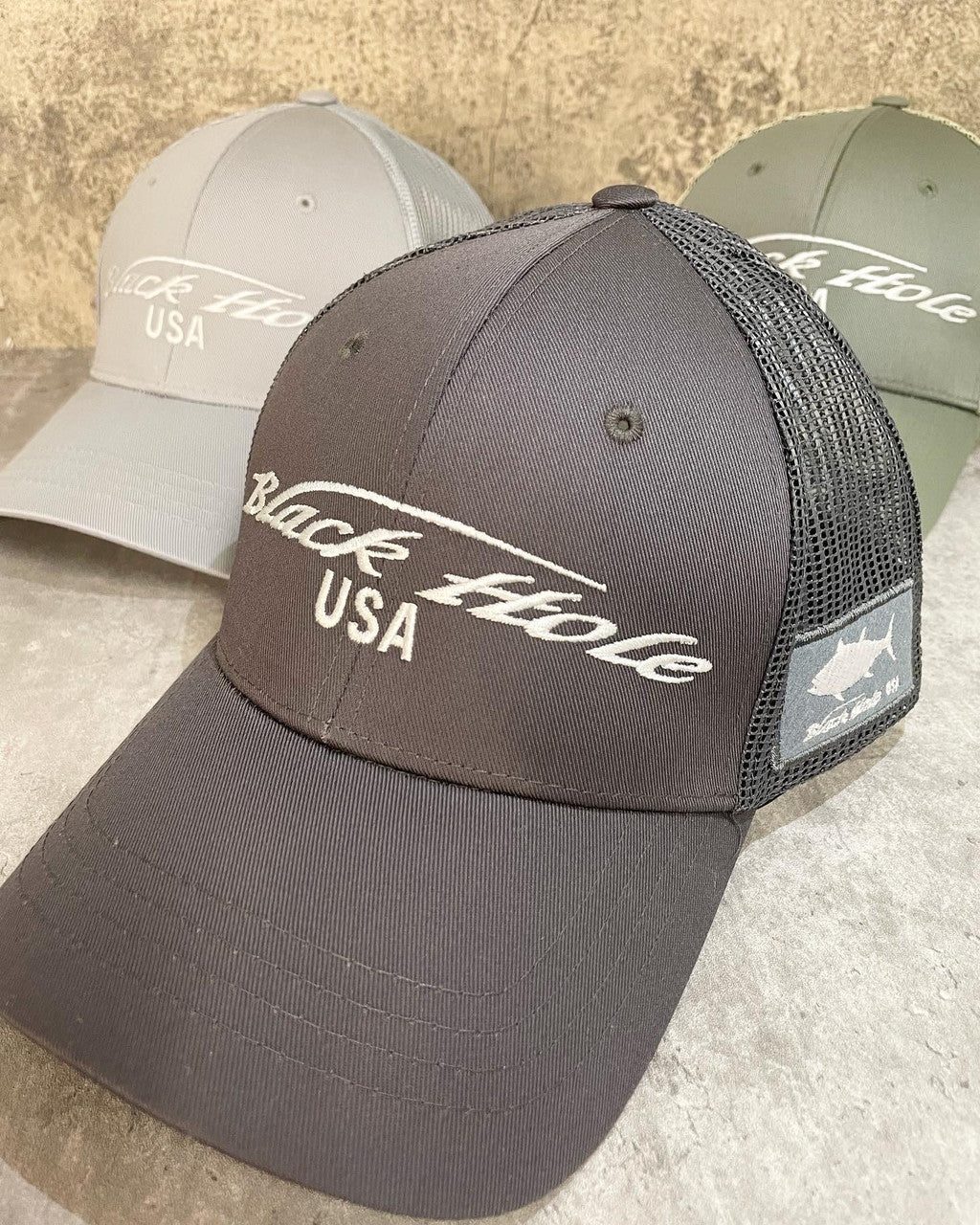 Black Hole USA Trucker Hat
