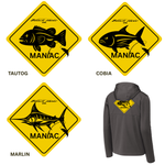 Maniac Series - Black Hole USA Hooded Soft Shell Jacket (Water Resistant)