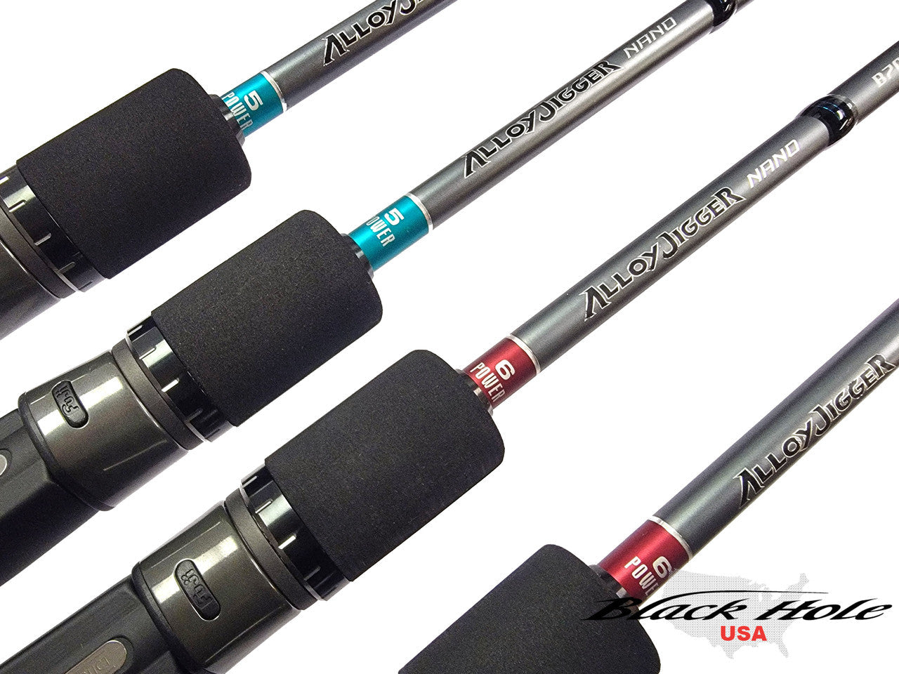 Black Hole USA Alloy Jigger Nano Slow Pitch Jigging Rods