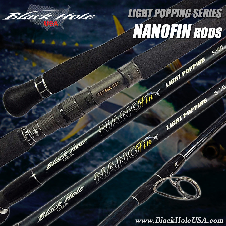 Black Hole USA NANOFIN Light Popping Rods