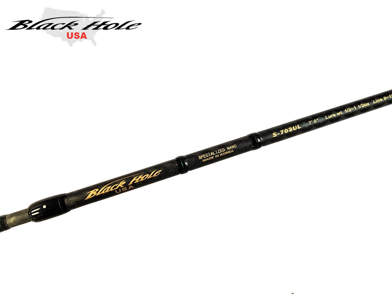 Black Hole USA Challenger Bank III Travel Series Rods