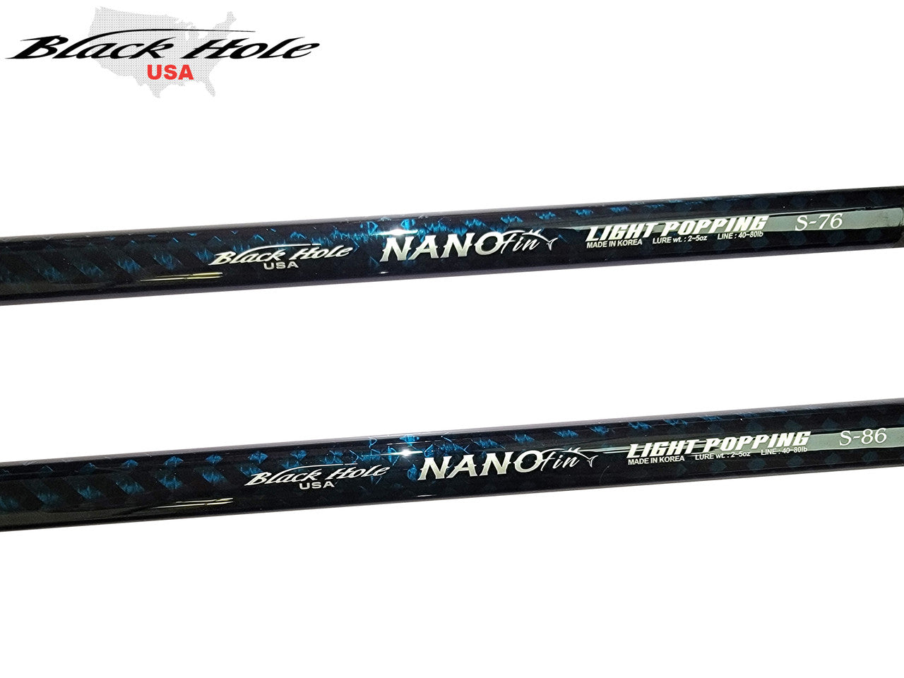 Black Hole USA NANOFIN Light Popping Blanks