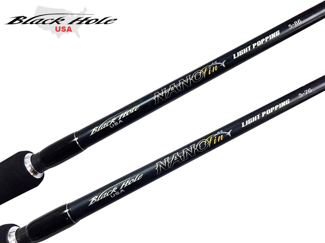 Black Hole USA NANOFIN Light Popping Rods