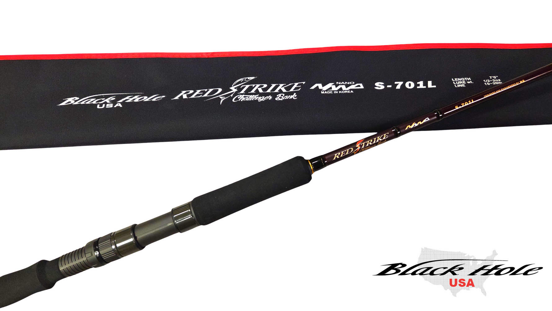 Black Hole USA REDSTRIKE Challenger Bank Rods