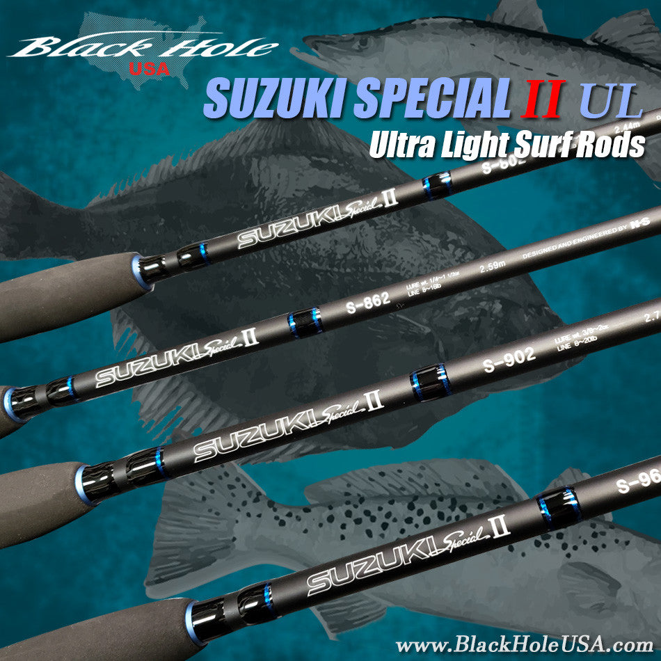 Black Hole USA Suzuki Special II UL Surf Rods
