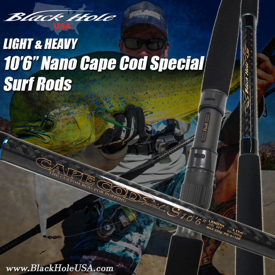 Black Hole USA Cape Cod Special Nano Surf Rods