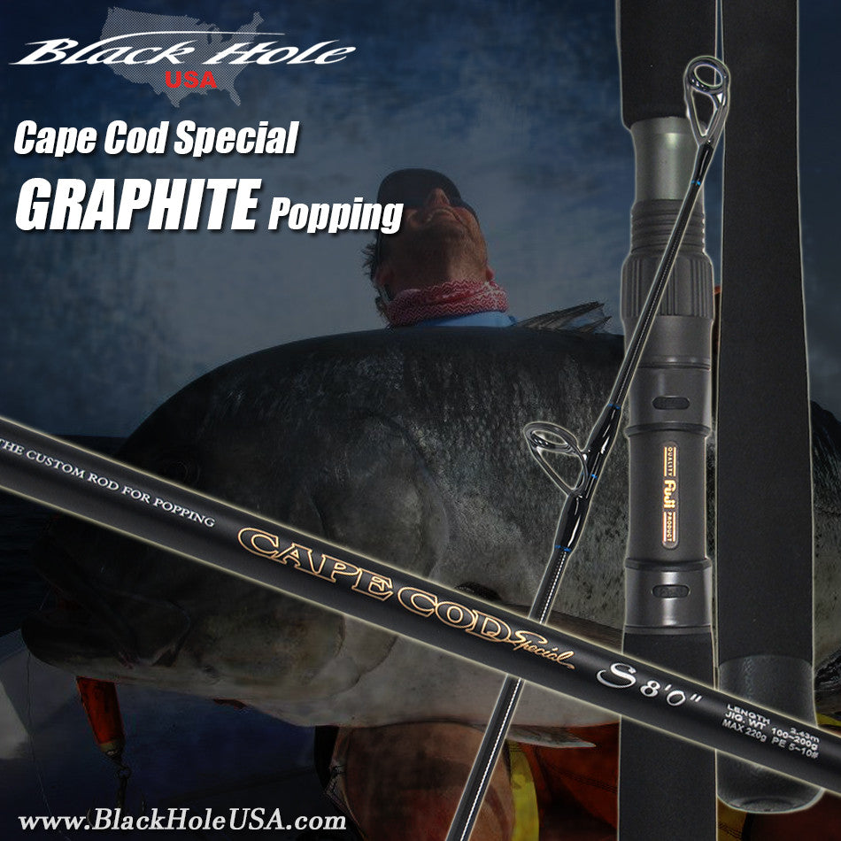 Black Hole USA Cape Cod Special Graphite Popping Rods