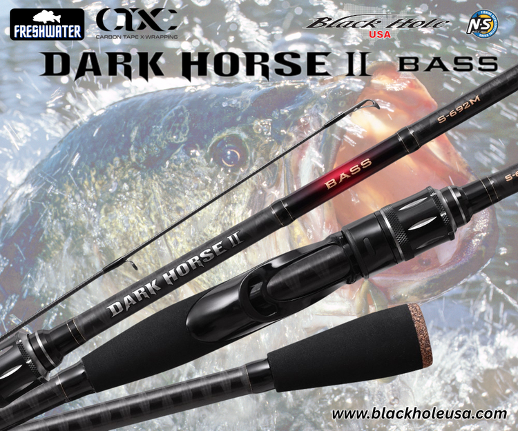 Black Hole USA Dark Horse II Bass Rods