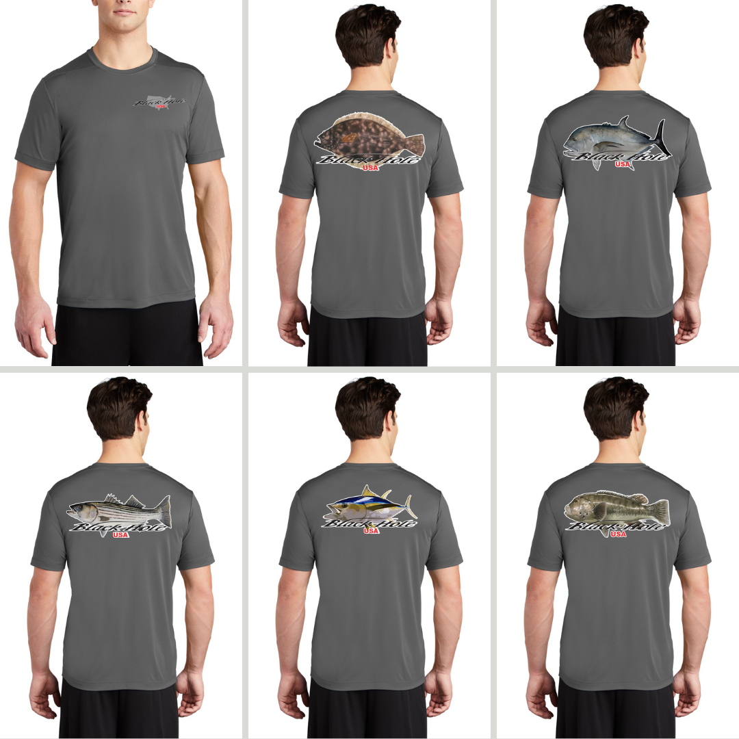 Black Hole USA FISH T-Shirt Posi-UV  Pro (UPF 50)