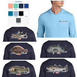 Black Hole USA FISH Long Sleeve Hoodie Posi-UV  Pro (UPF 50)