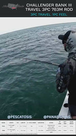 Black Hole USA Challenger Bank III Travel Series Rods