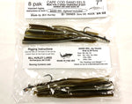 Bill Hurley Cape Cod Sand Eels 7" 8PK (1x Sand Eel Lure + 7 x Mouse Tails / Made from Pure Sand Eel & Sand Worm Oil)