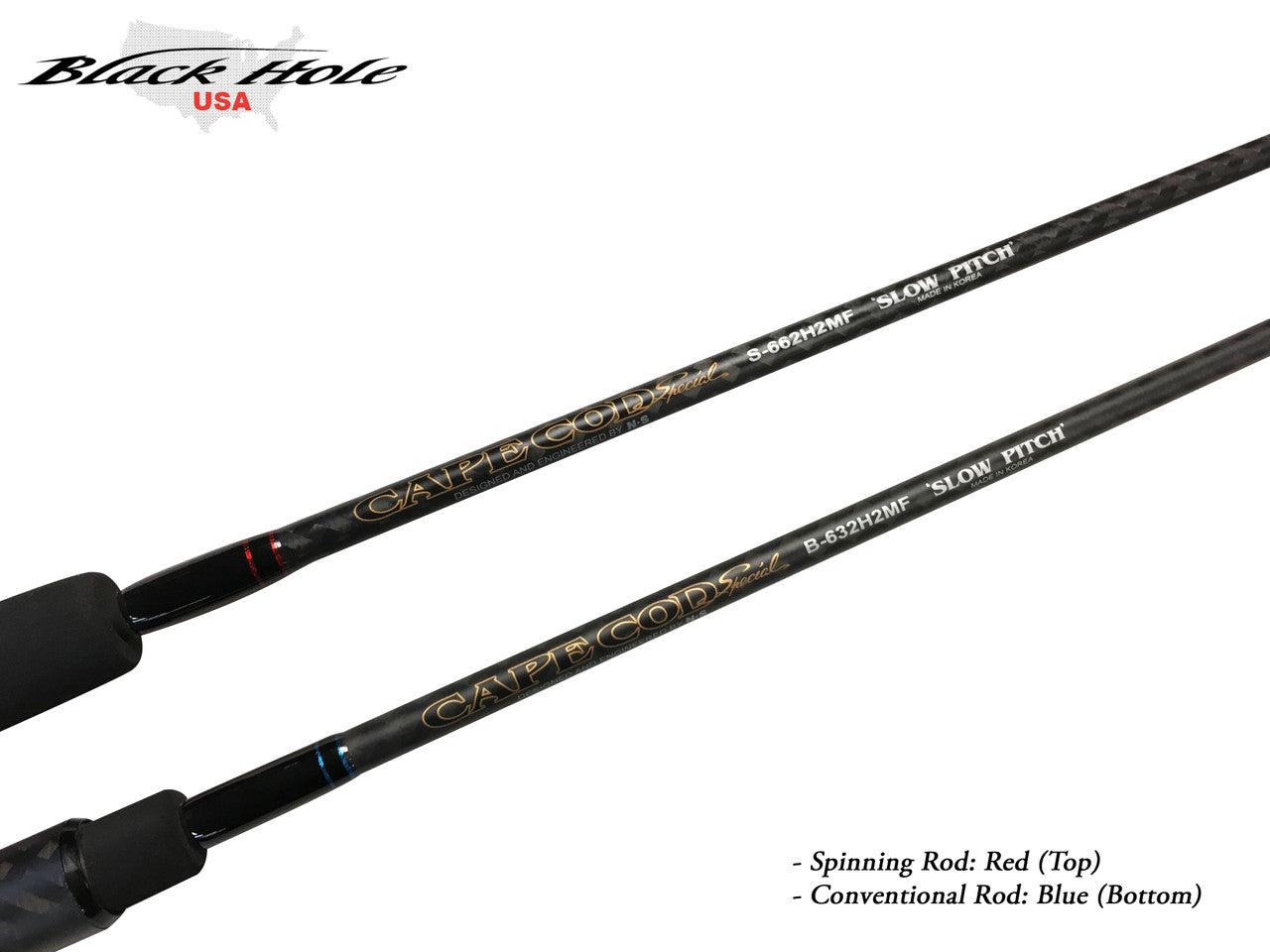 Black Hole USA Cape Cod Special Slow Pitch Jigging Rods