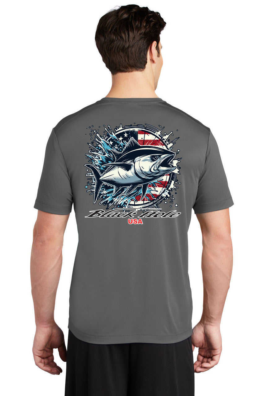 Black Hole Tuna USA T-Shirt Posi-UV  Pro (UPF 50)
