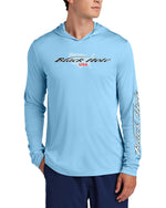 Black Hole USA Long Sleeve Hoodie Posi-UV  Pro (UPF 50)