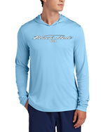 Black Hole Striped Bass USA Long Sleeve Hoodie Posi-UV  Pro (UPF 50)