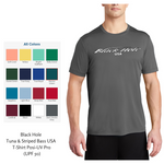Black Hole Striped Bass USA T-Shirt Posi-UV  Pro (UPF 50)