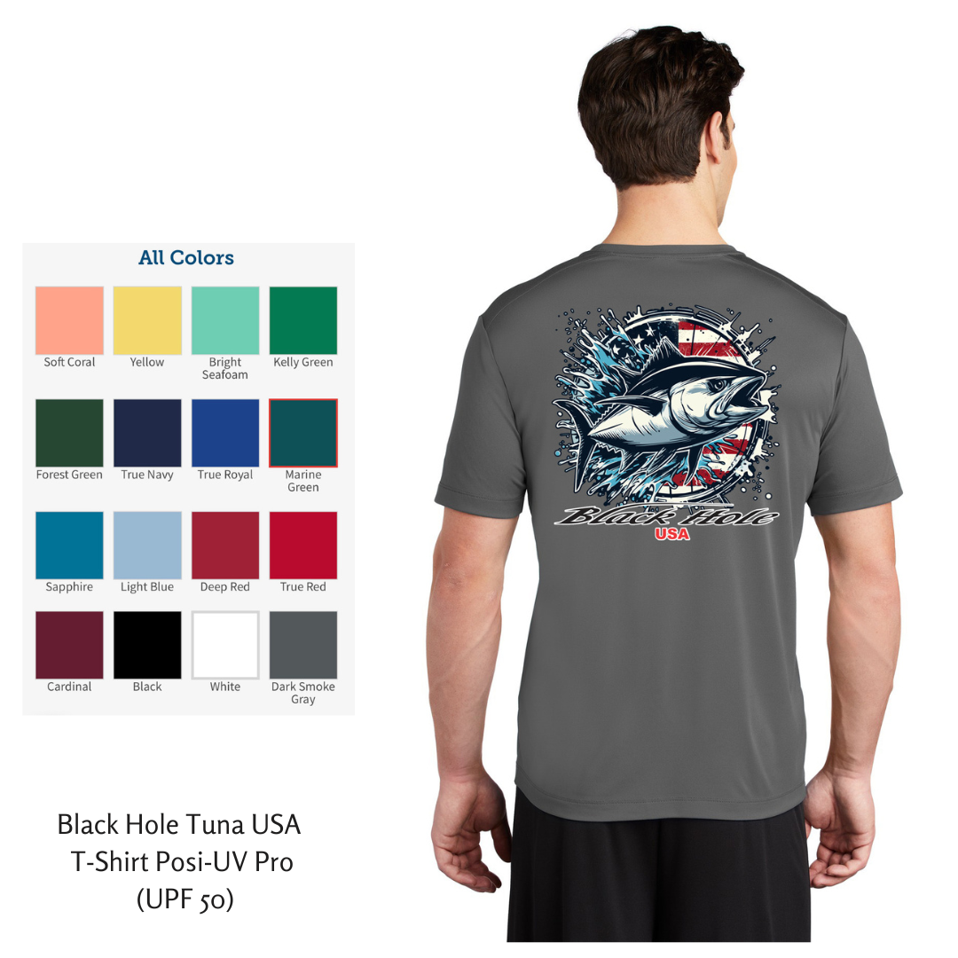 Black Hole Tuna USA T-Shirt Posi-UV  Pro (UPF 50)
